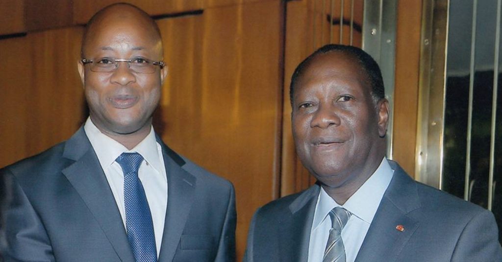 Yaya Fofana lors d'une rencontre institutionnelle