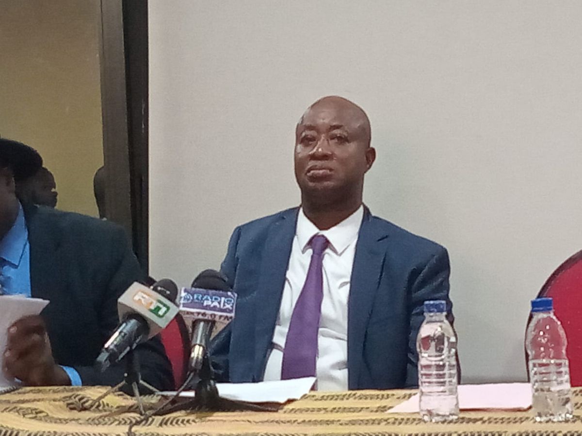 Yaya Fofana en conférence de presse