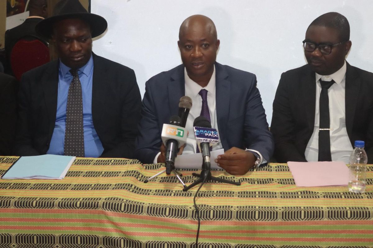 Yaya Fofana devant la presse