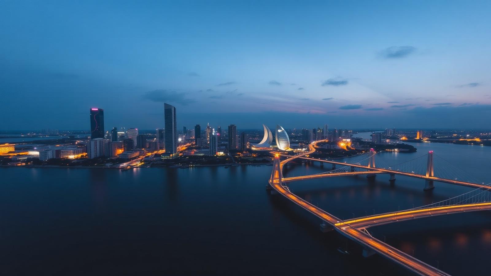 Abidjan vue du ciel